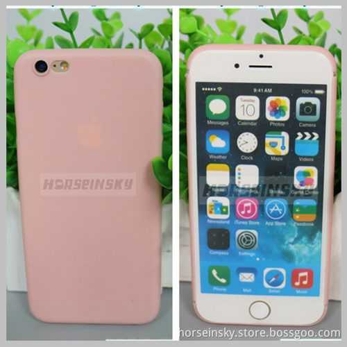 Semi Transparent Matte PP Case Customized Beautiful Mobile Phone Blank Cover for iPhone 7
